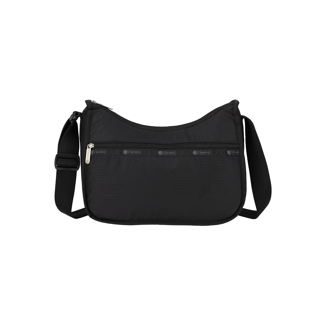 Recycled Black Classic Hobo Bag