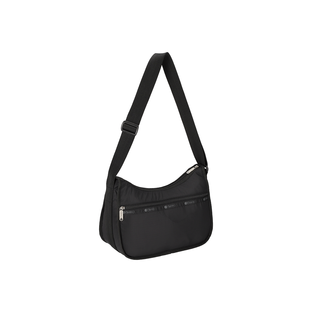 Recycled Black Classic Hobo Bag