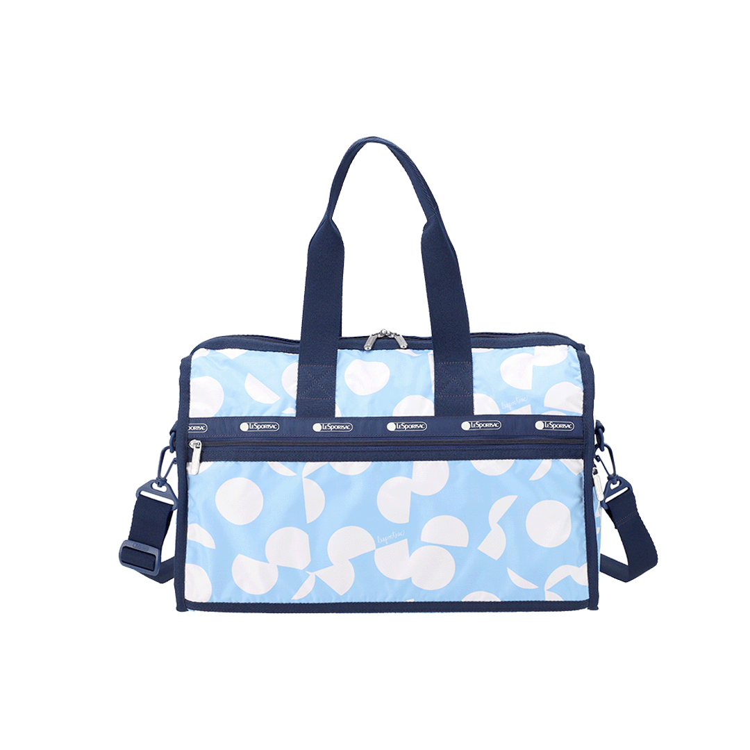 Geometric Sky Deluxe Med Weekender Travel Bag