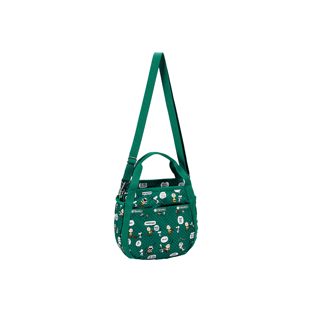 Peanut Pals Green Small Jenni Top Handle Crossbody Bag