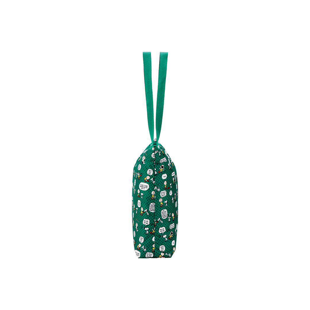 Peanut Pals Green Easy Magazine Tote Bag