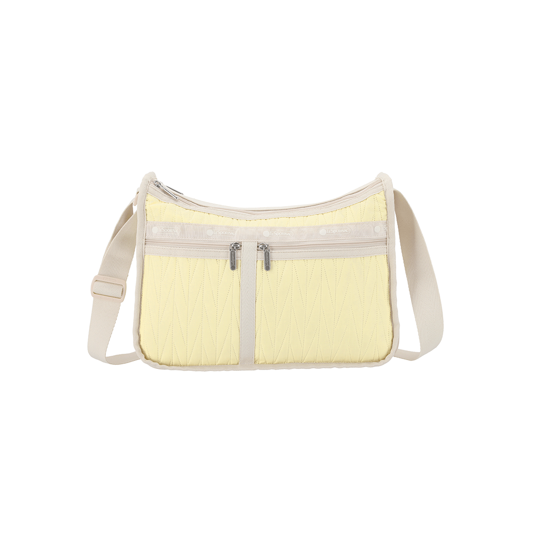 Citron Deboss Deluxe Everyday Hobo Bag