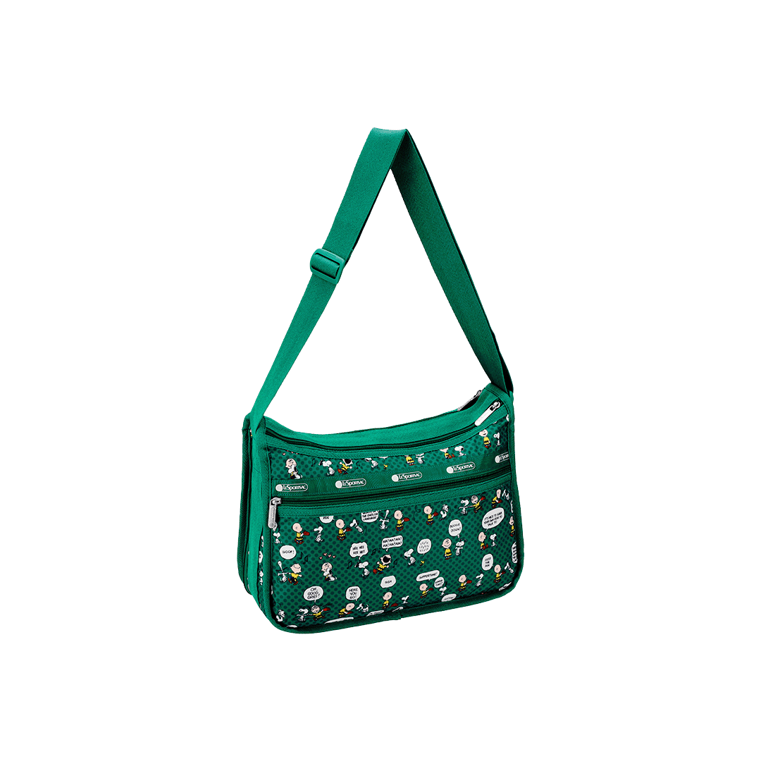 Peanut Pals Green Deluxe Everyday Hobo Bag
