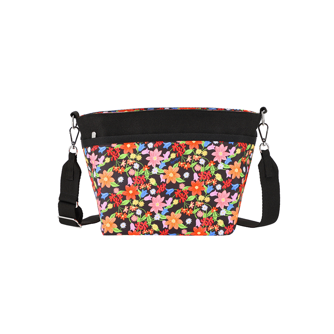 LeSportsac Painted Garden Small Bucket Crossbody Bag