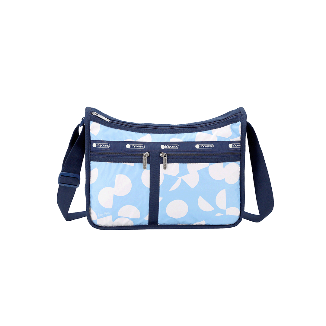 Geometric Sky Deluxe Everyday Hobo Bag