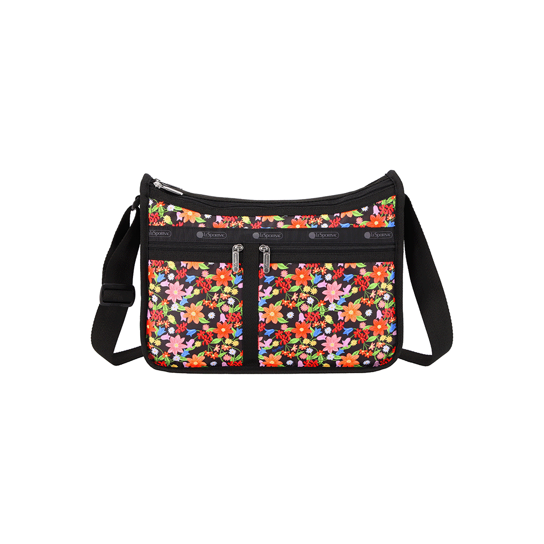Painted Garden Deluxe Everyday Hobo Bag