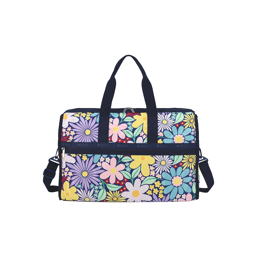 Flower Pop Deluxe Large Weekender Travel Bag