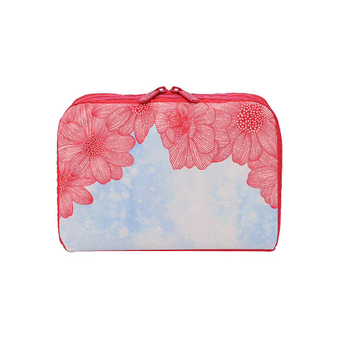LeSportsac Summer Garden Extra Large Rectangular Cosmetic Pouch