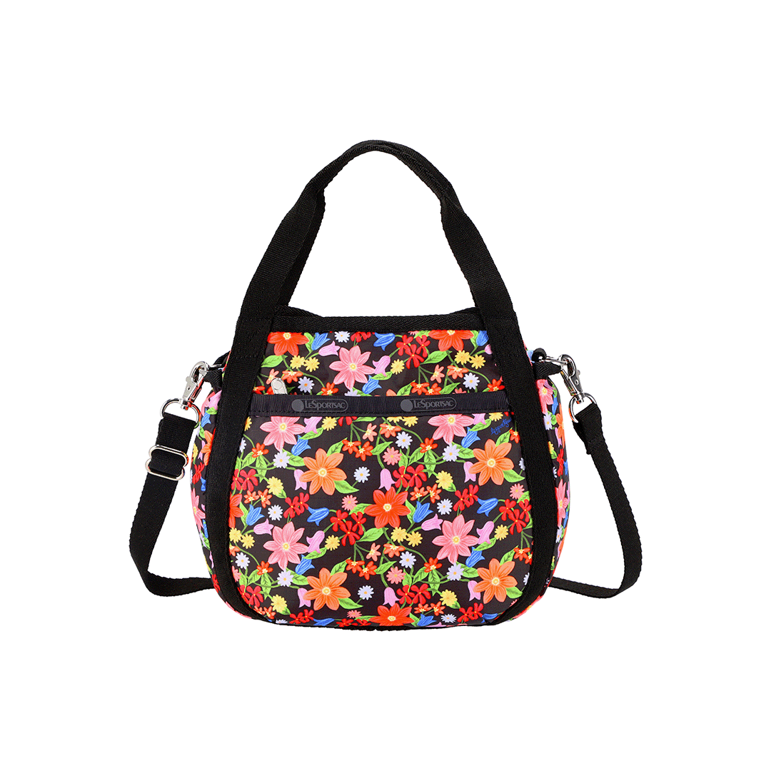 Painted Garden Small Jenni Top Handle Crossbody Bag