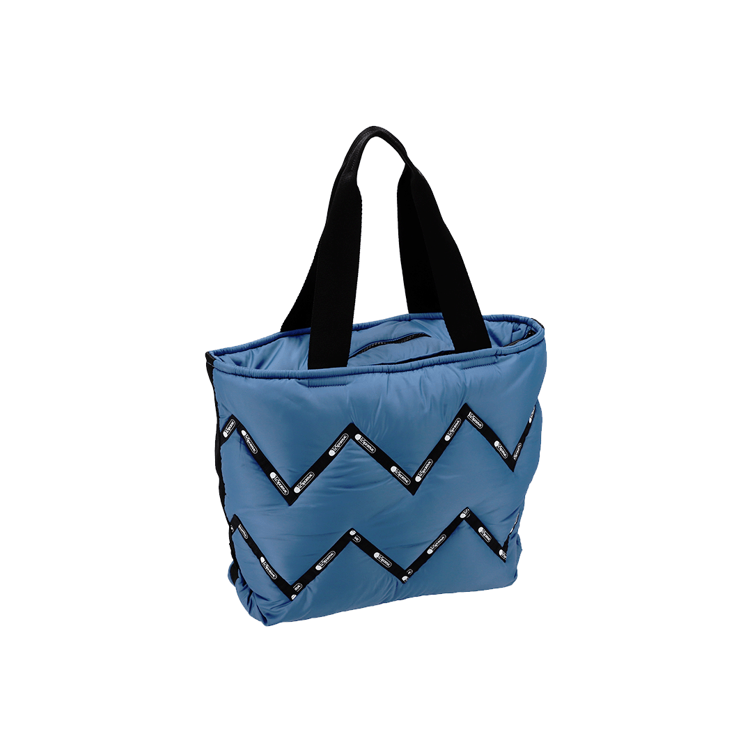 Peanuts Zig Zag Puffy Tote Bag