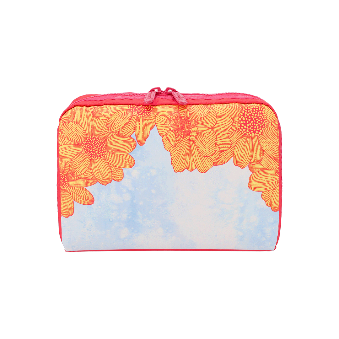 LeSportsac Summer Garden Extra Large Rectangular Cosmetic Pouch