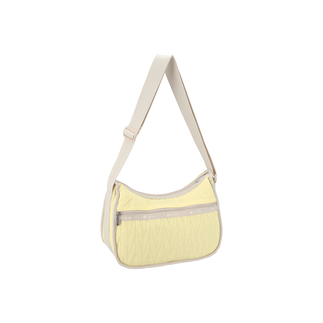 Citron Deboss Classic Hobo Bag