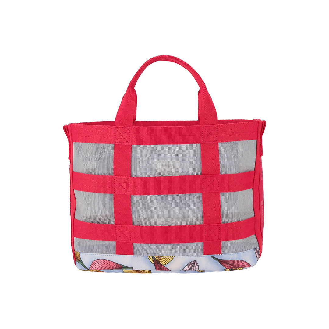 Summer Petals Convertible Basket Crossbody Bag