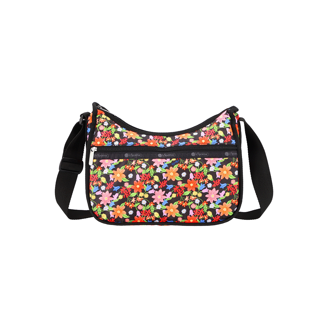 Painted Garden Classic Hobo Bag