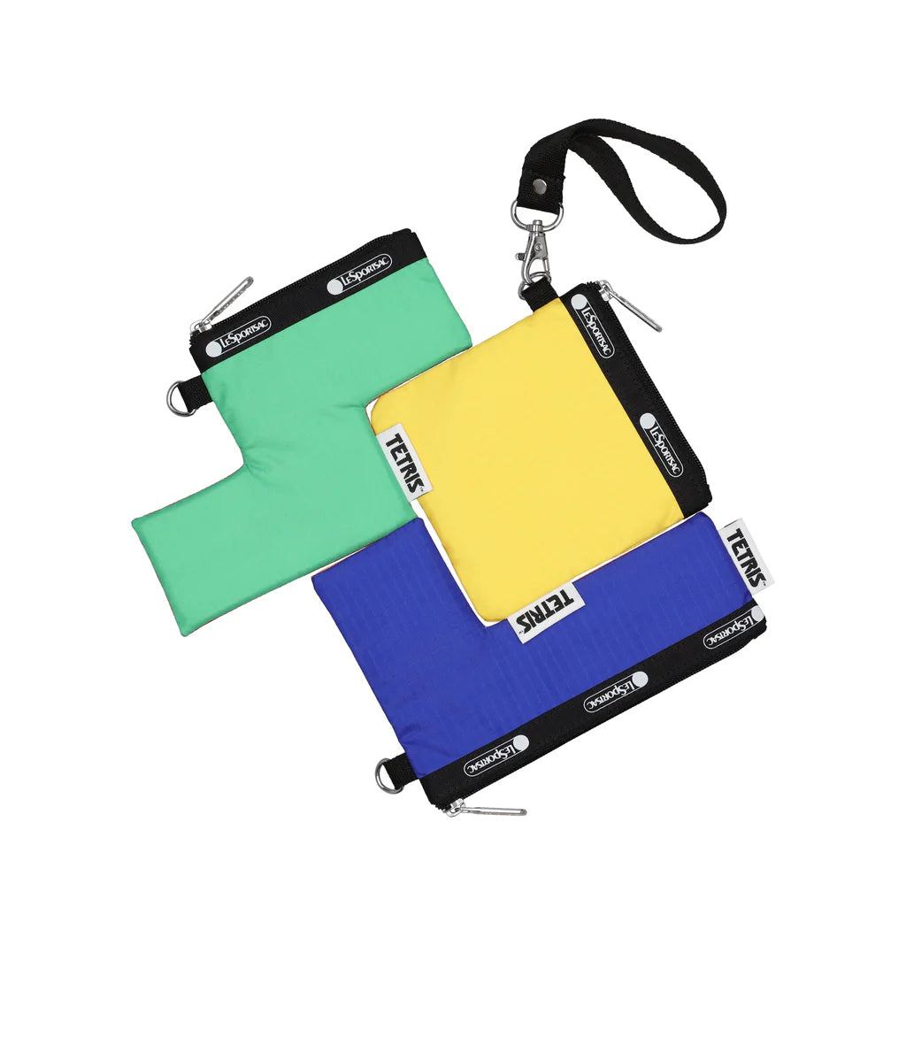 LeSportsac x Tetris Zip Pouch Set