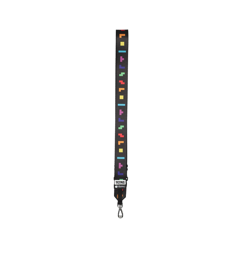LeSportsac x Tetris Adjustable Strap 1.5 Inch Tetrimino Strap