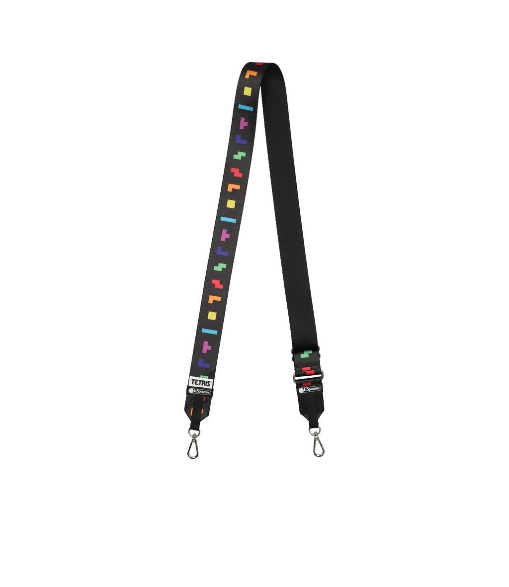 LeSportsac x Tetris Adjustable Strap 1.5 Inch Tetrimino Strap