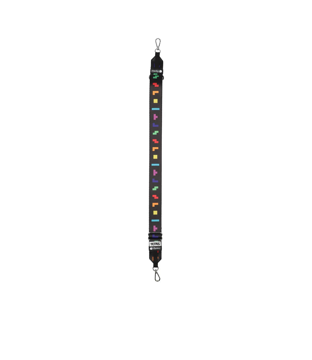 LeSportsac x Tetris Adjustable Strap 1.5 Inch Tetrimino Strap
