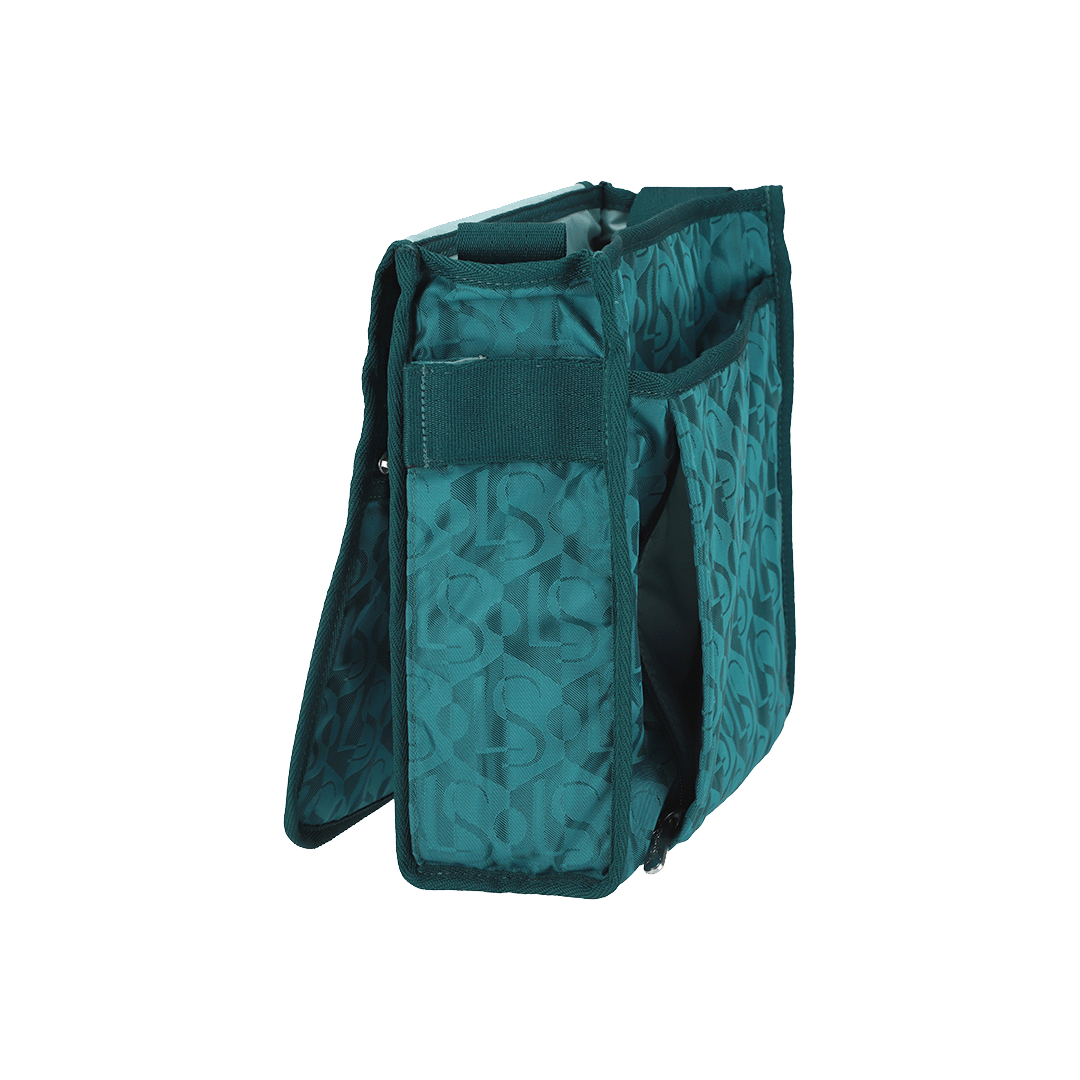 Monogram Jacquard Teal Ryan Crossbody