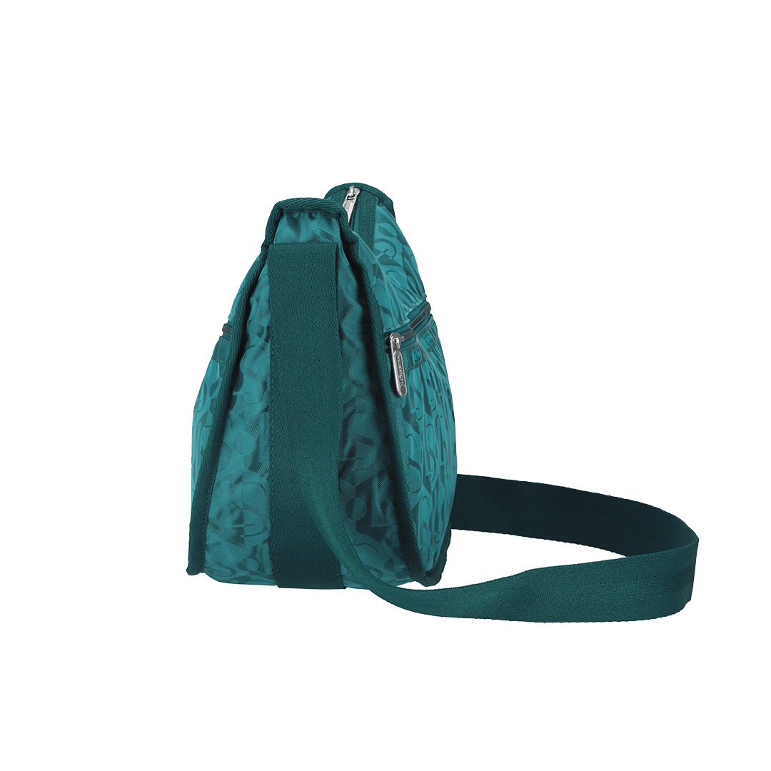 Monogram Jacquard Teal Classic Hobo Bag