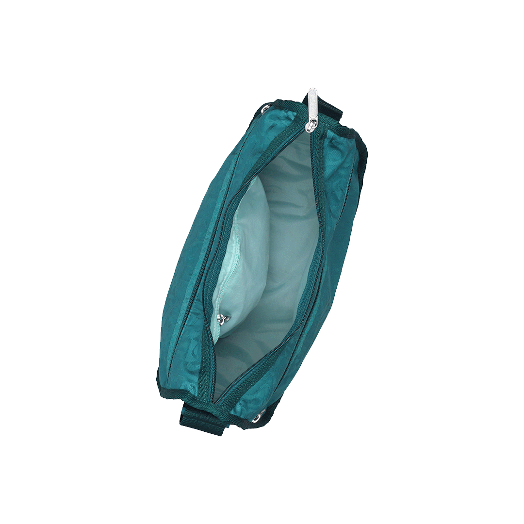 Monogram Jacquard Teal Classic Hobo Bag