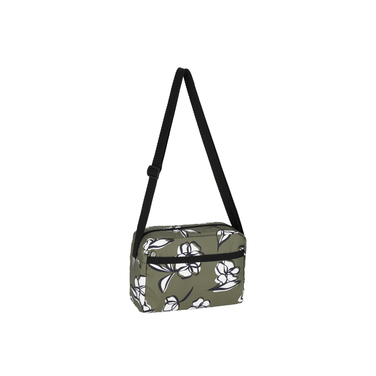 Daniella Crossbody Olive Floral Silhouette