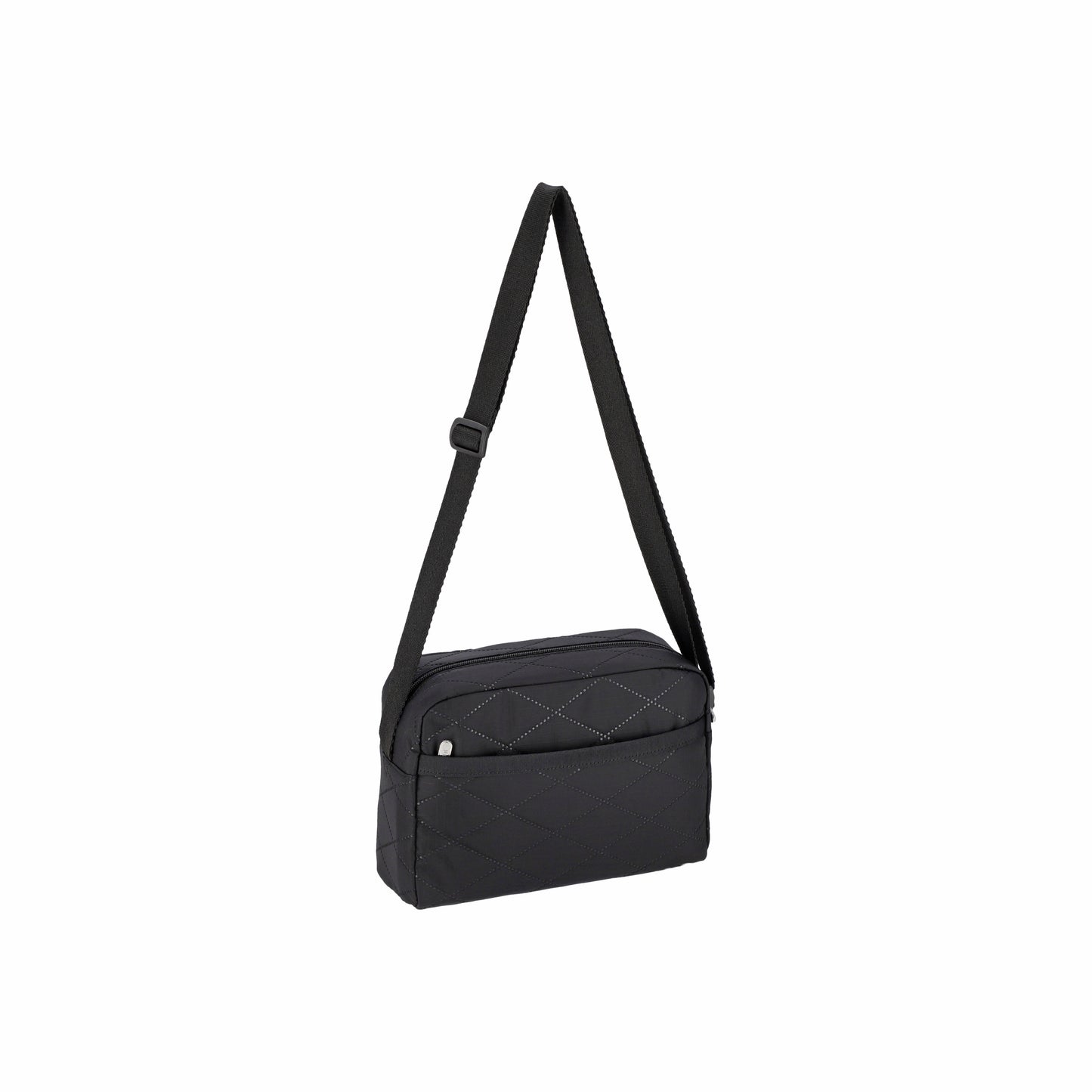 Daniella Crossbody Black Cross Deboss