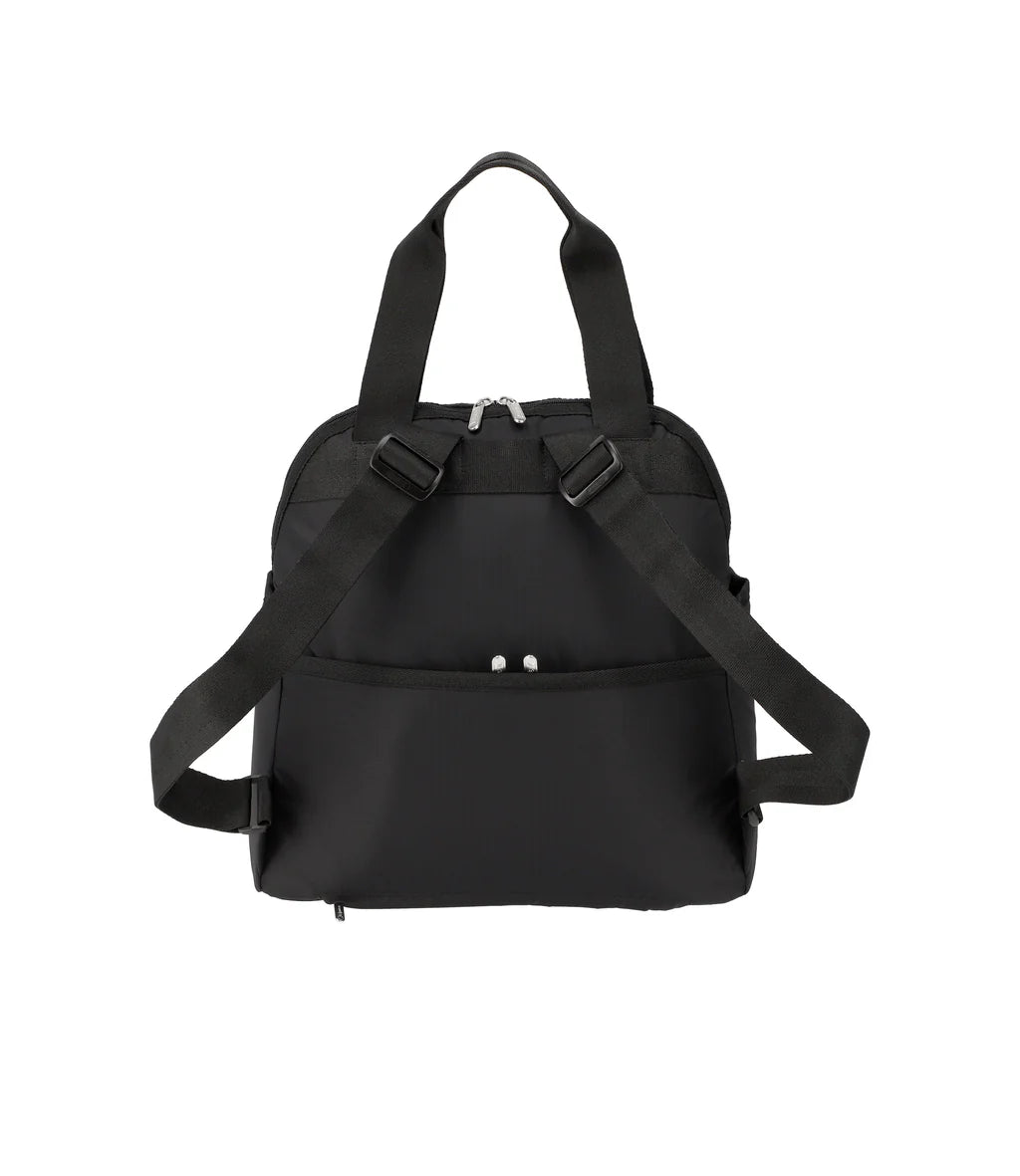 Double Trouble Backpack Recycled Black