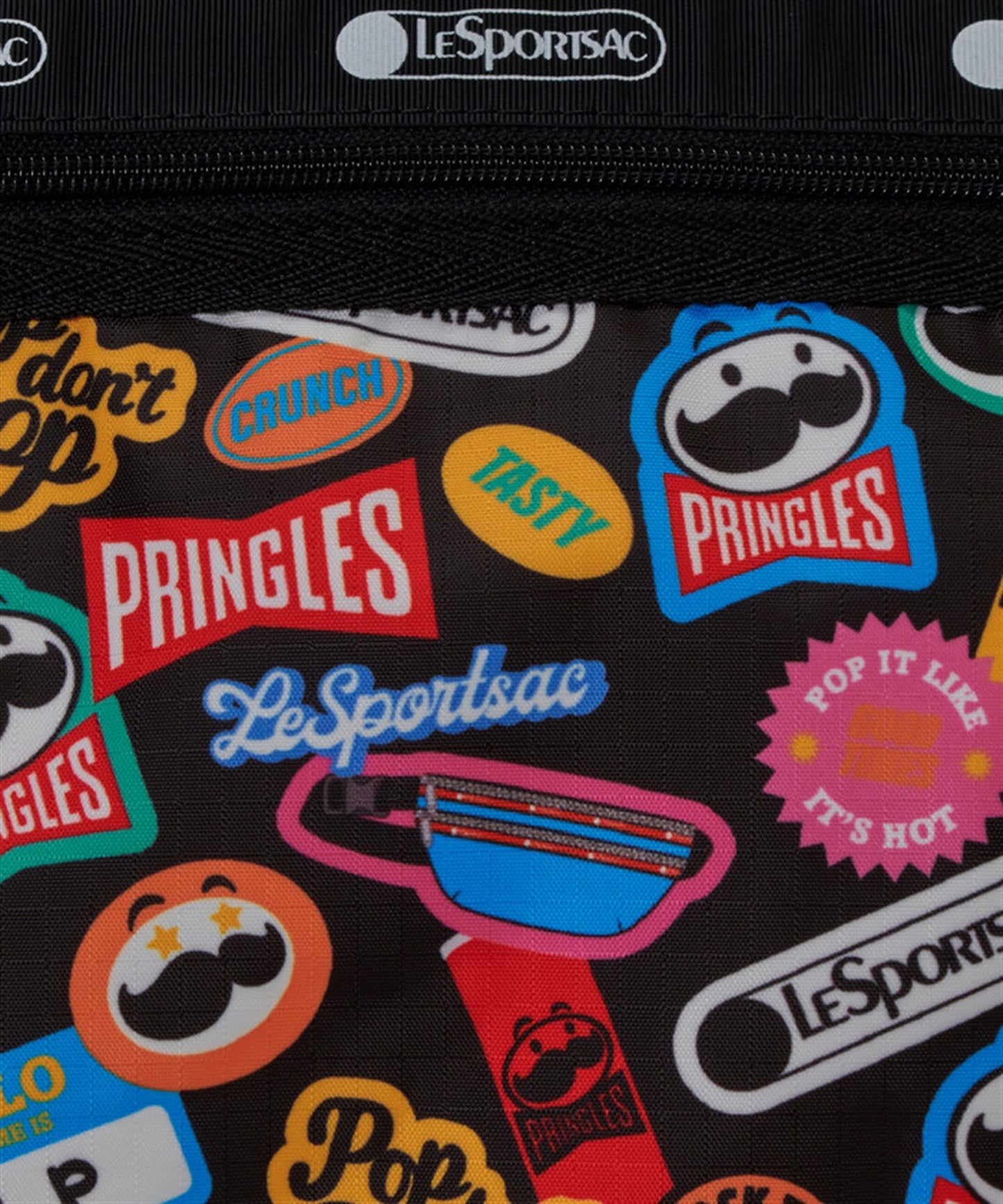 Lesportsac x Pringles Deluxe Medium Weekender Pringles Stickers