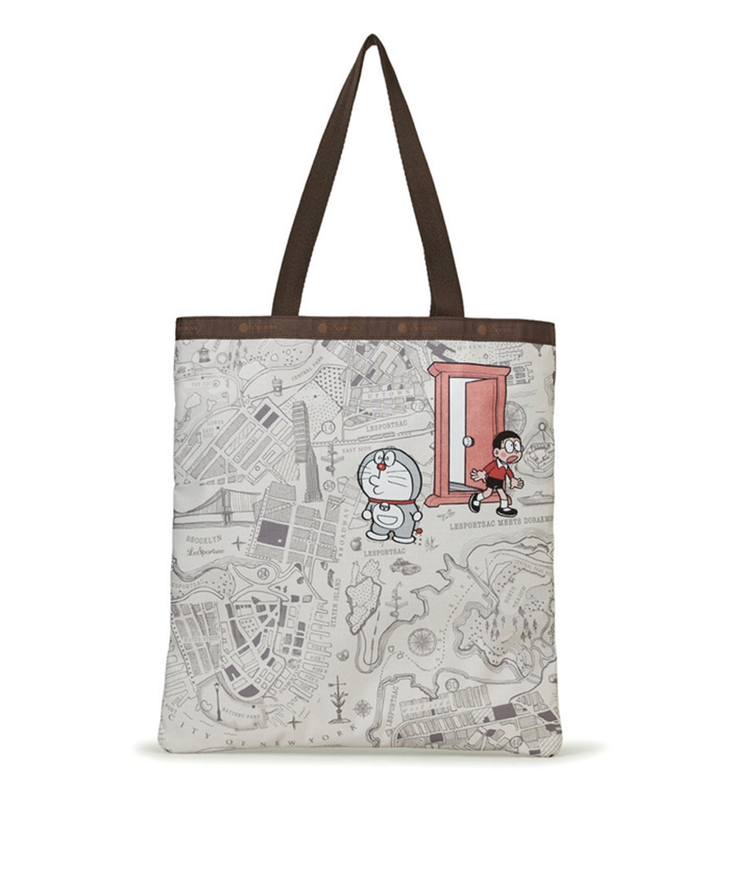 LeSportsac x Doraemon Large Emerald Tote Doraemon In NYC