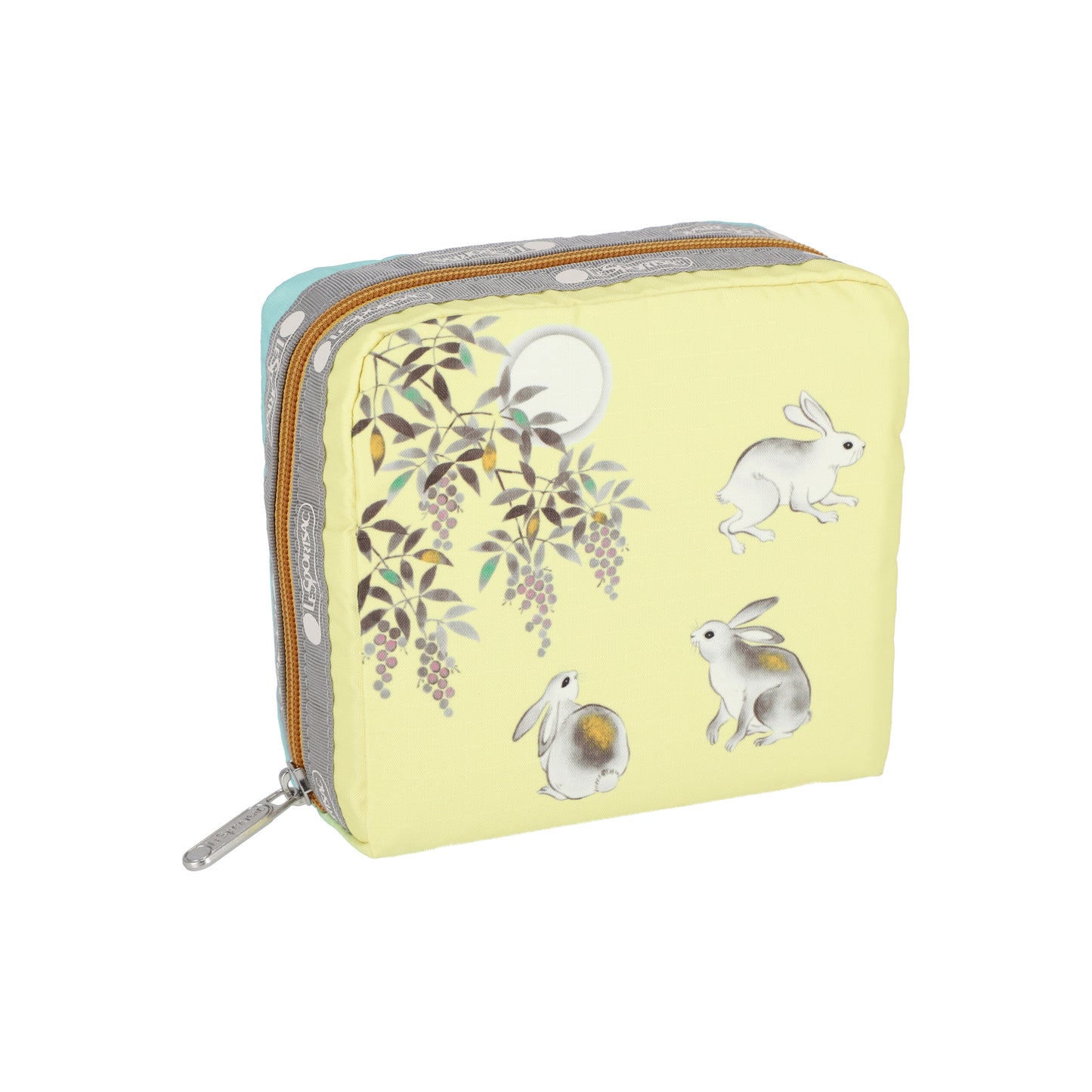 Medium Square Cosmetic Japanese Art Bunny