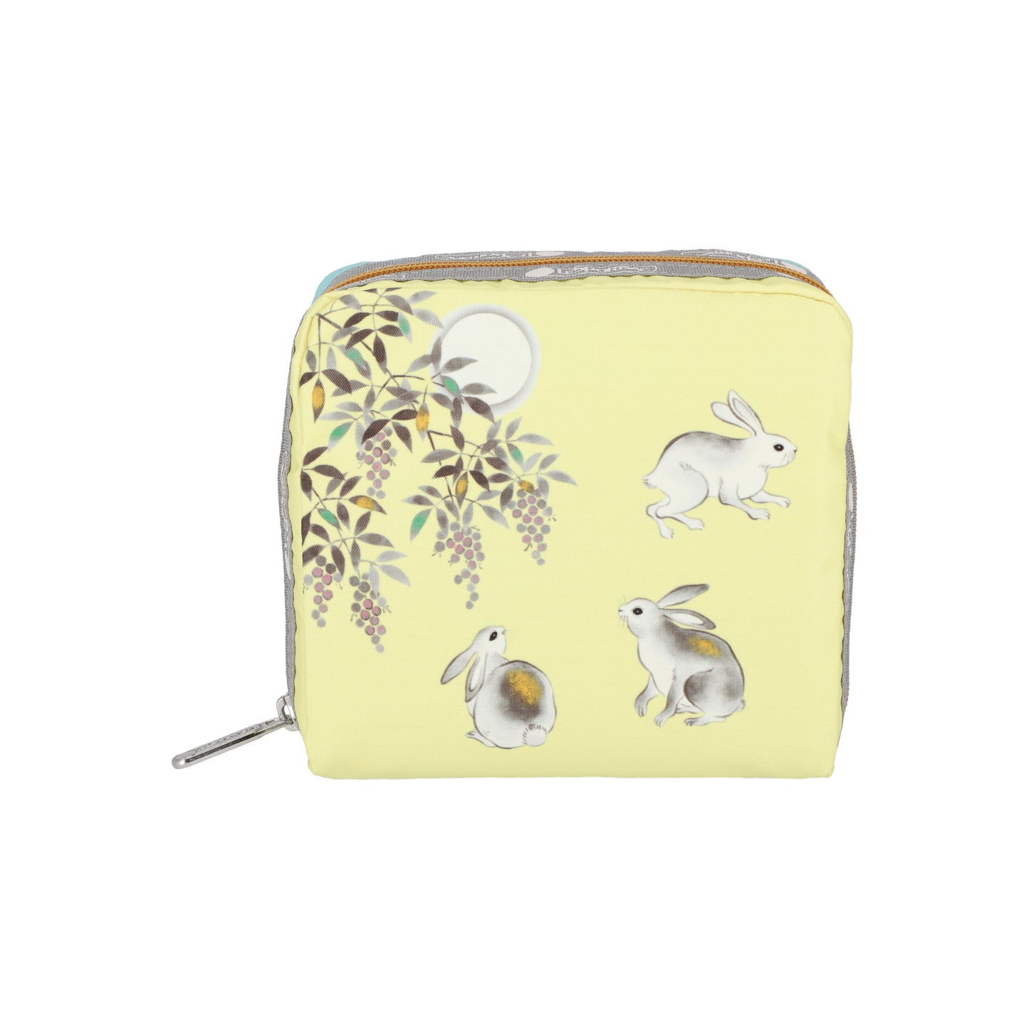 Medium Square Cosmetic Japanese Art Bunny