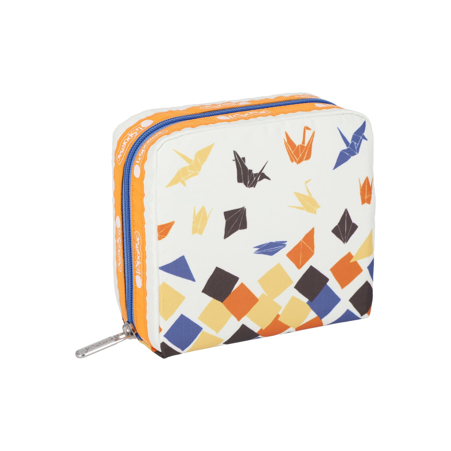 Medium Square Cosmetic Japanese Art Cranes