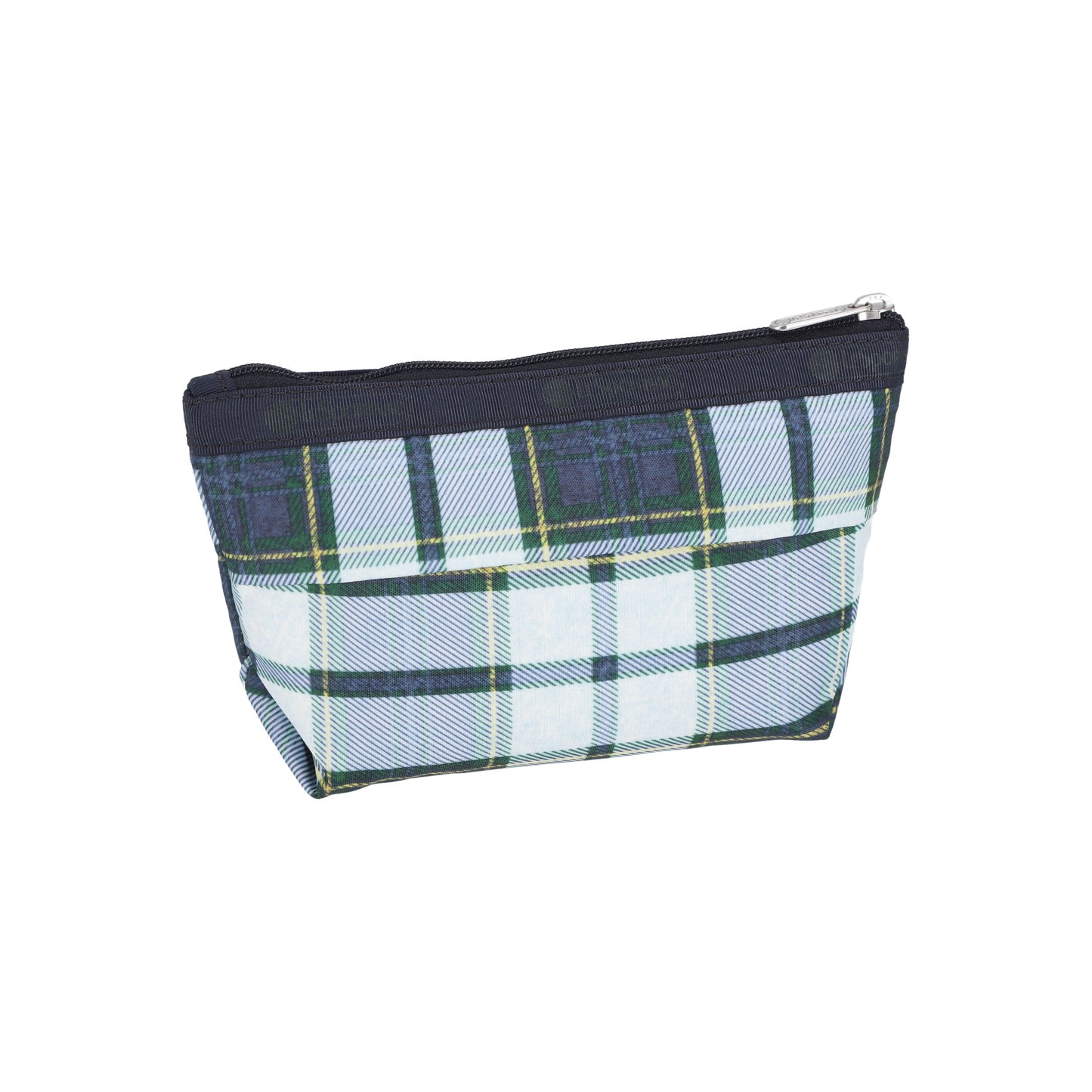 Deep Blue Tartan Small Sloan Cosmetic Pouch