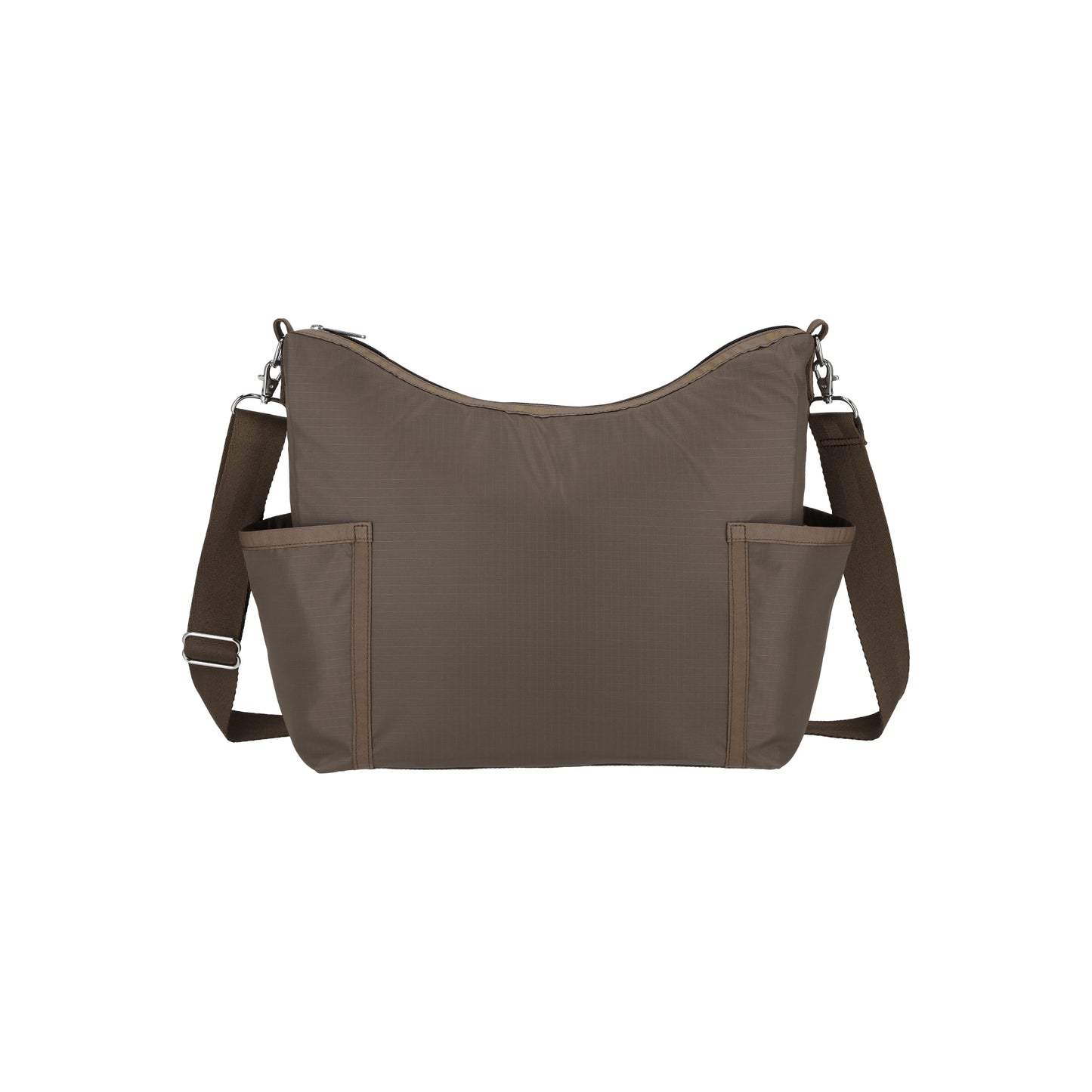 Zip Bucket Shoulder Dark Chocolate