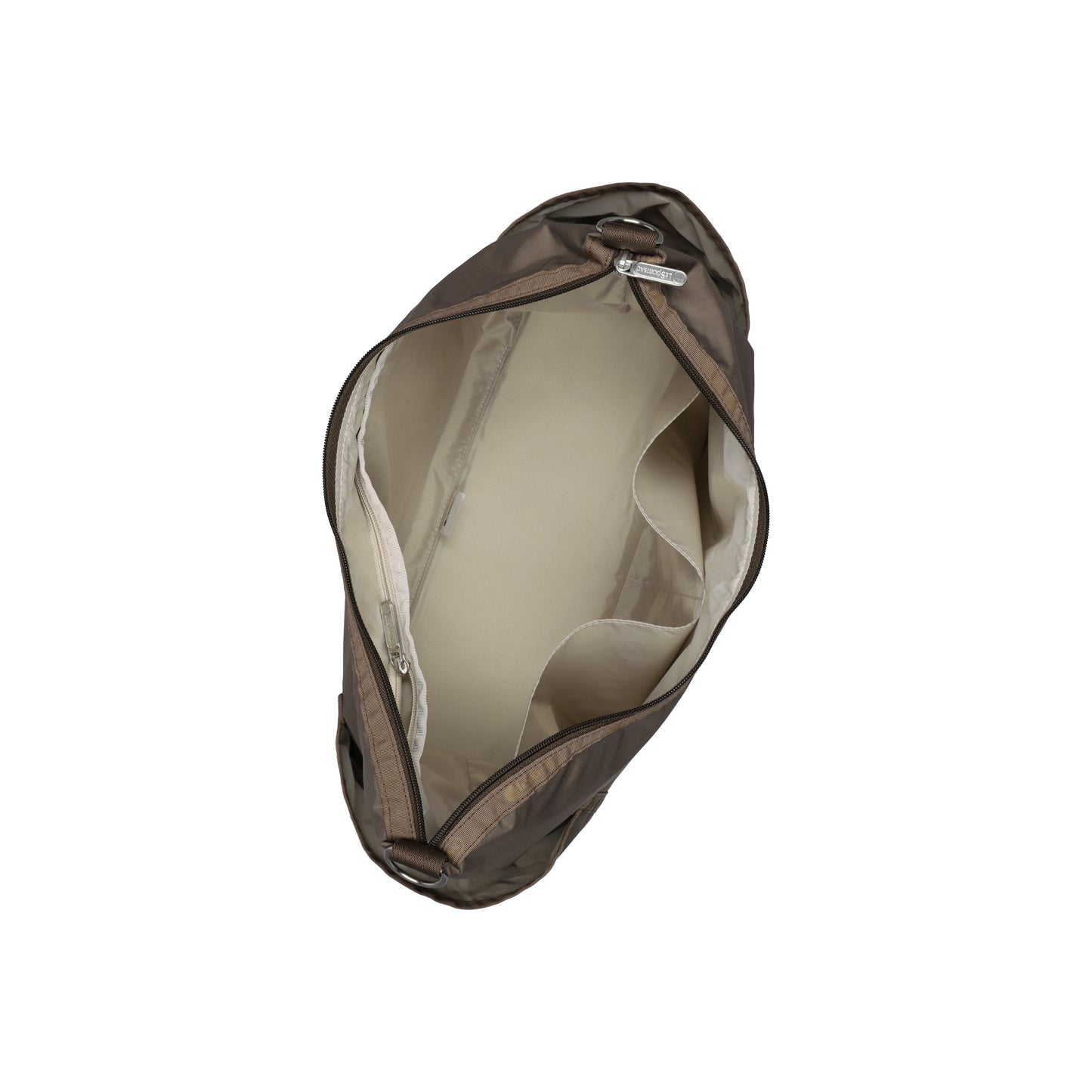 Zip Bucket Shoulder Dark Chocolate