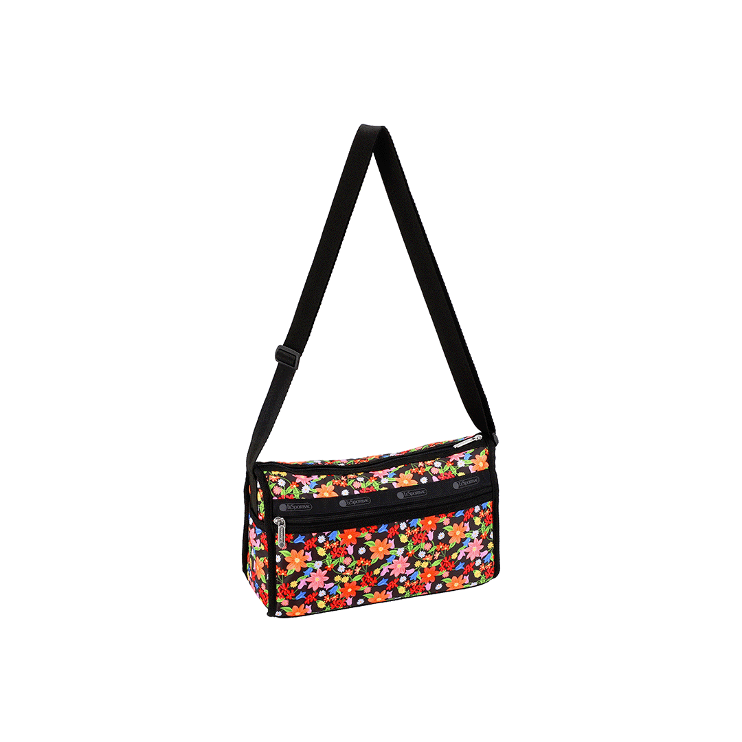 Painted Garden Deluxe Shoulder Satchel Hobo Bag