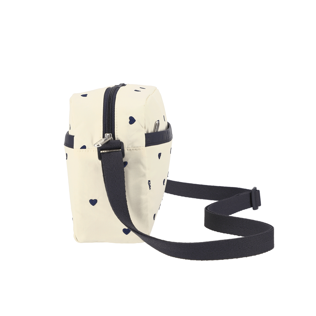 Navy Swiss Heart Daniella Crossbody Bag