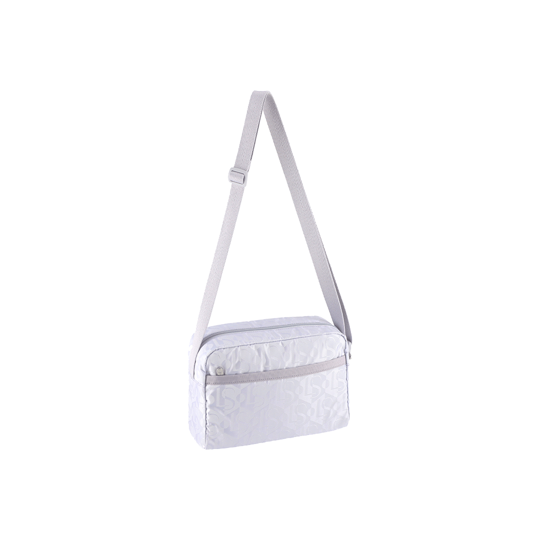 Monogram Jacquard Lavender Daniella Crossbody Bag