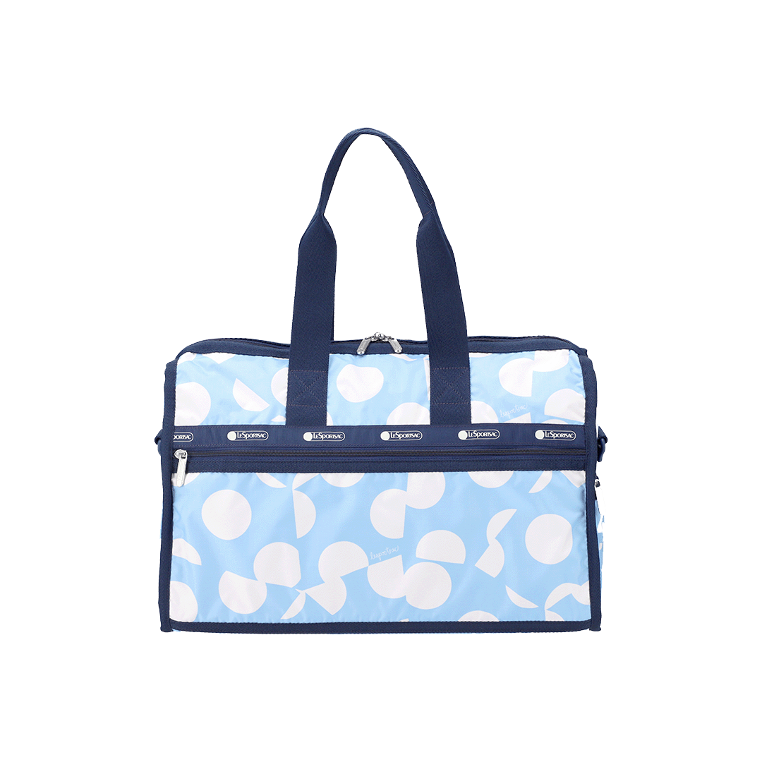 Geometric Sky Deluxe Med Weekender Travel Bag