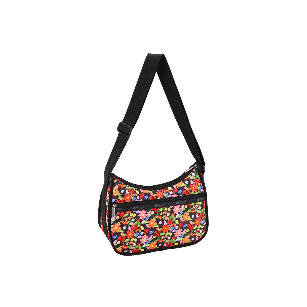 Painted Garden Classic Hobo Bag