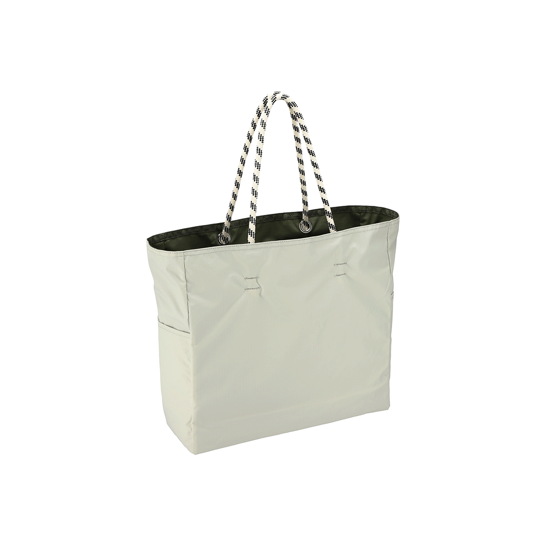 Birch/ Olive Large 2-Way Tote Bag