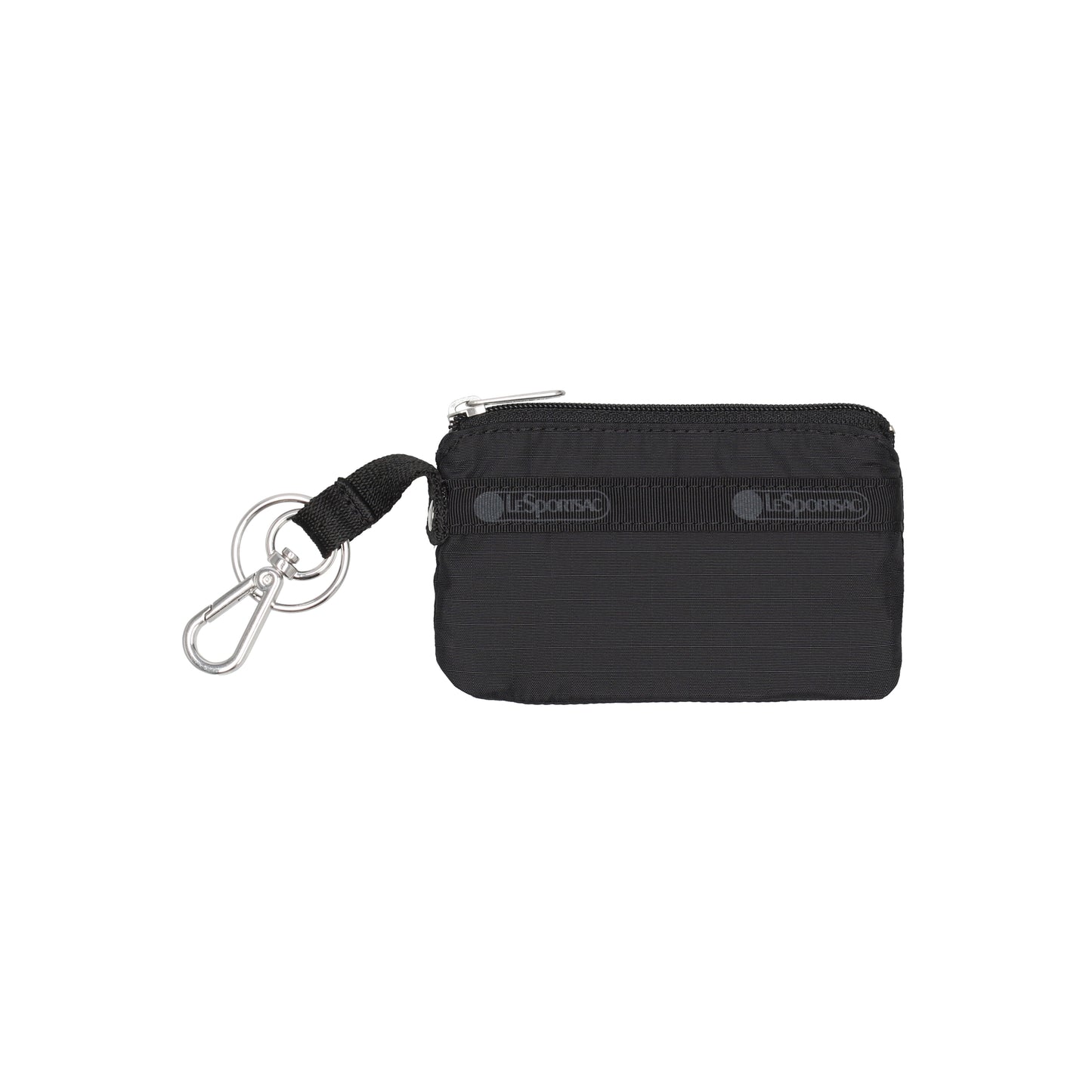 Zip Card Holder Recycled Black