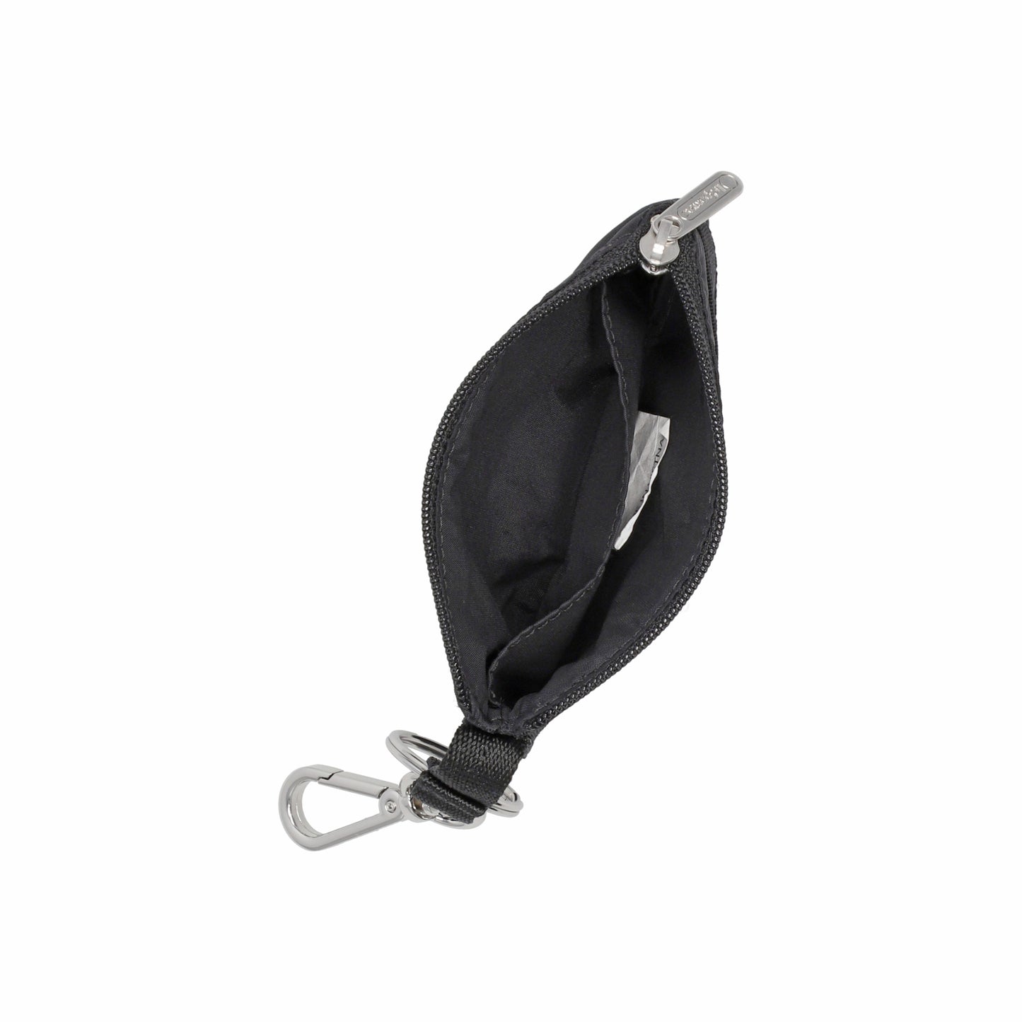 Zip Card Holder Recycled Black