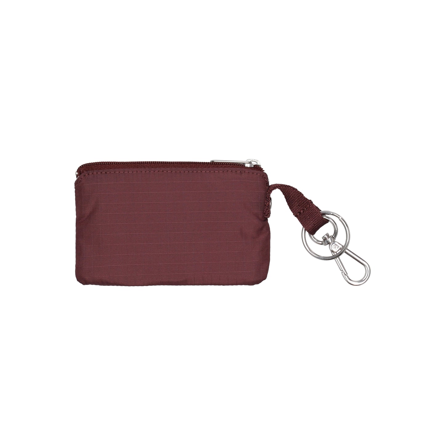Zip Card Holder Deep Cherry