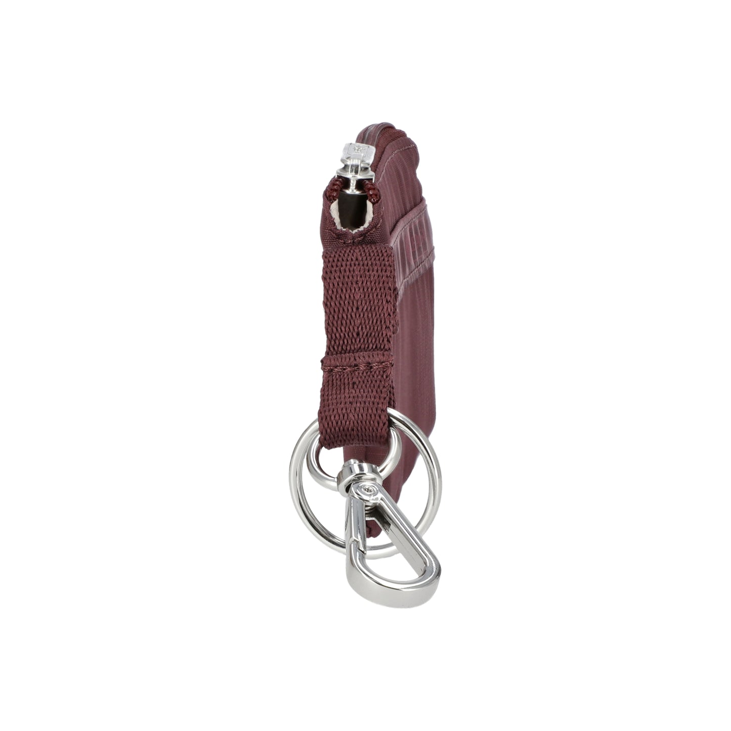 Zip Card Holder Deep Cherry