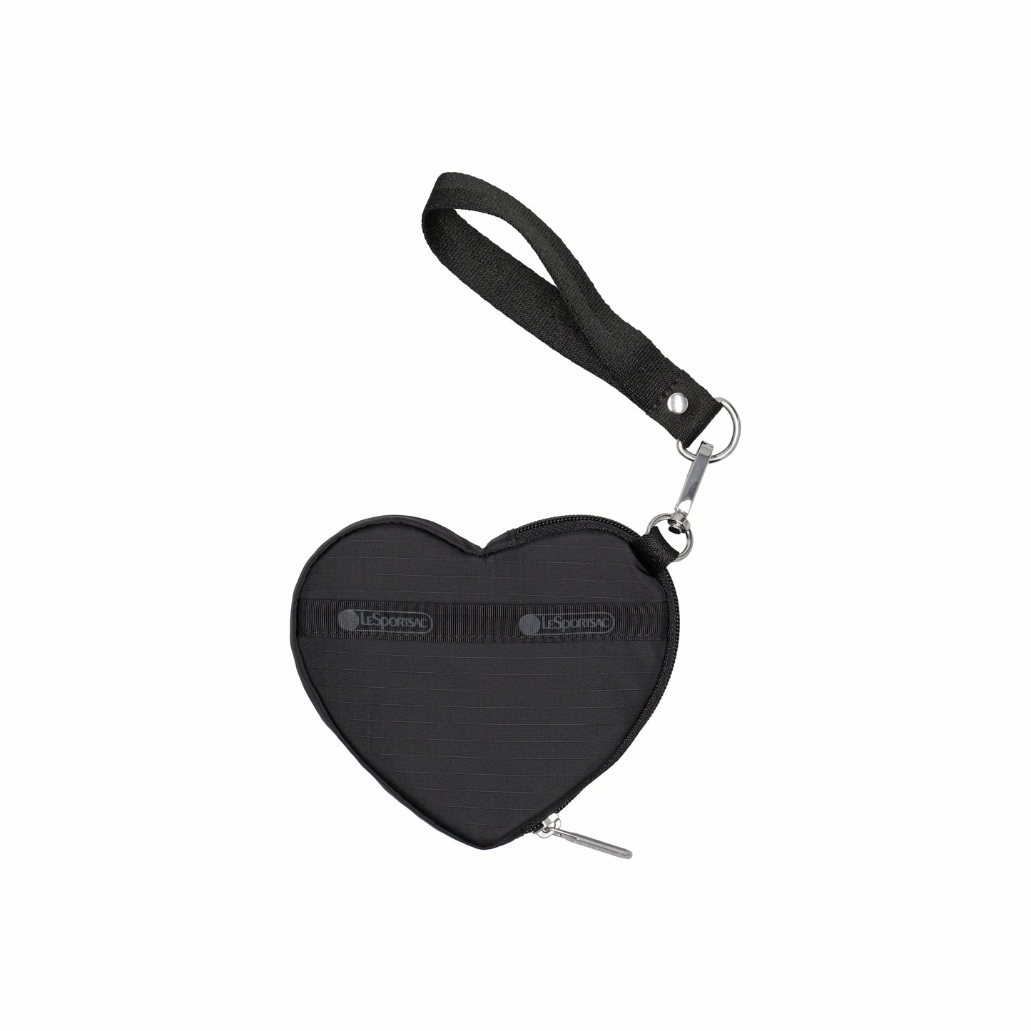 Heart Wristlet Recycled Black