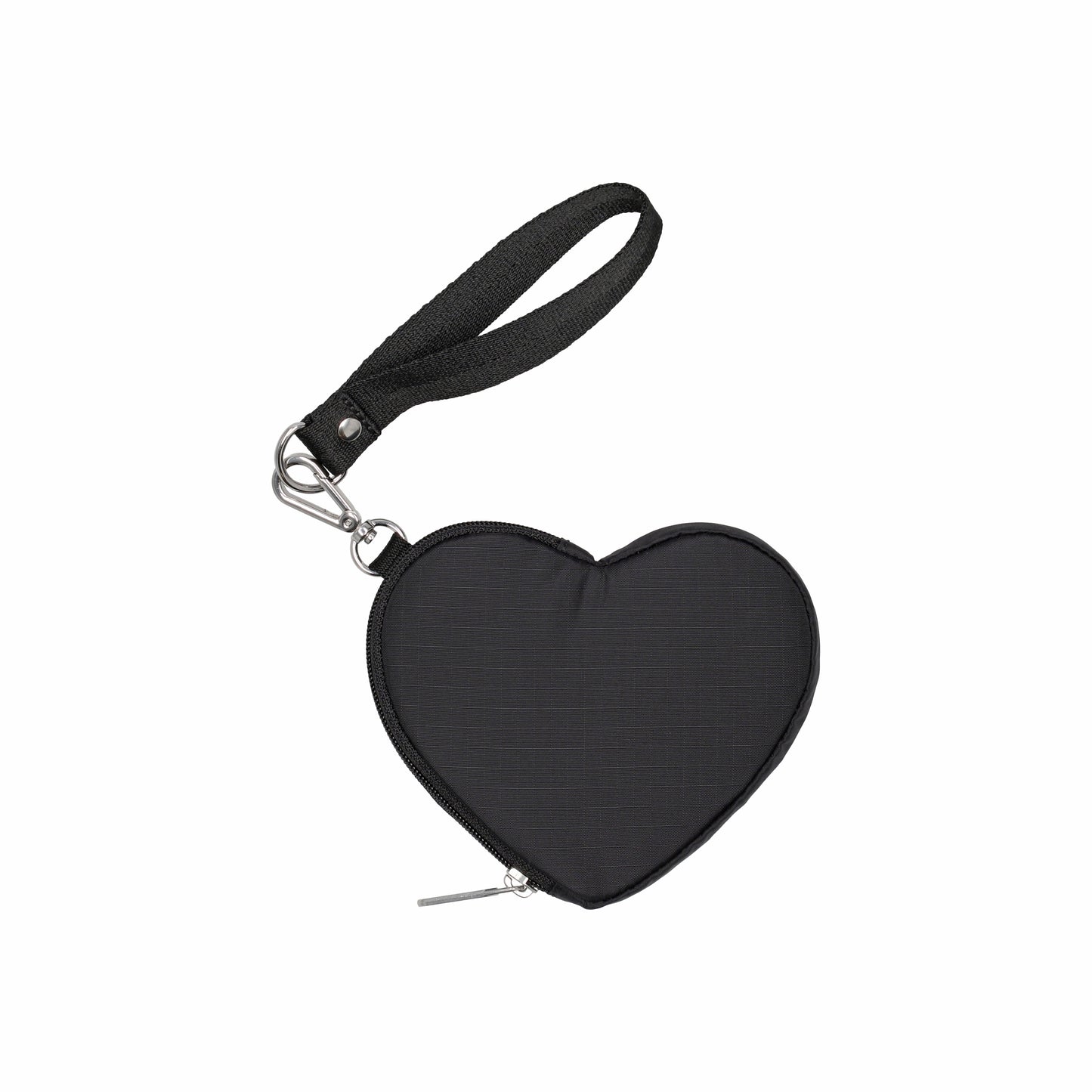 Heart Wristlet Recycled Black