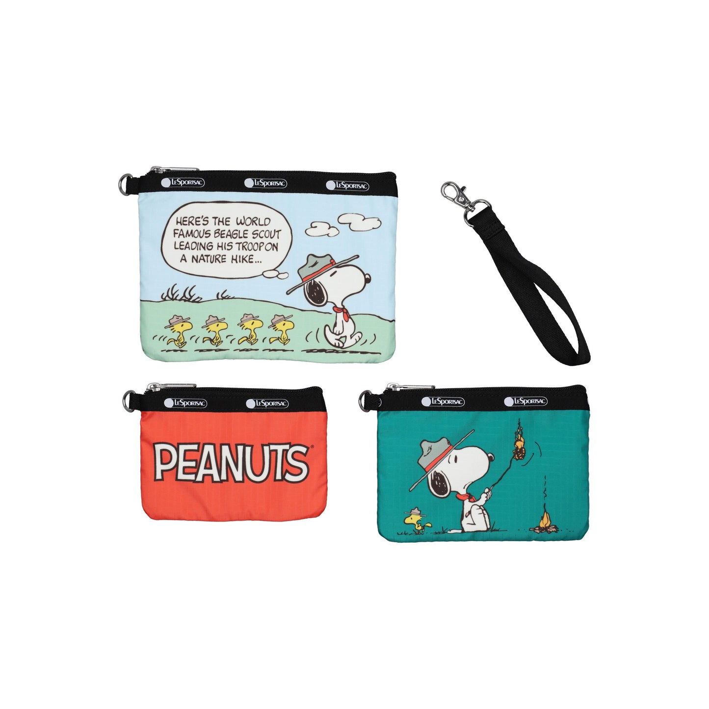 Beagle Scout Wristlet Pouch Set