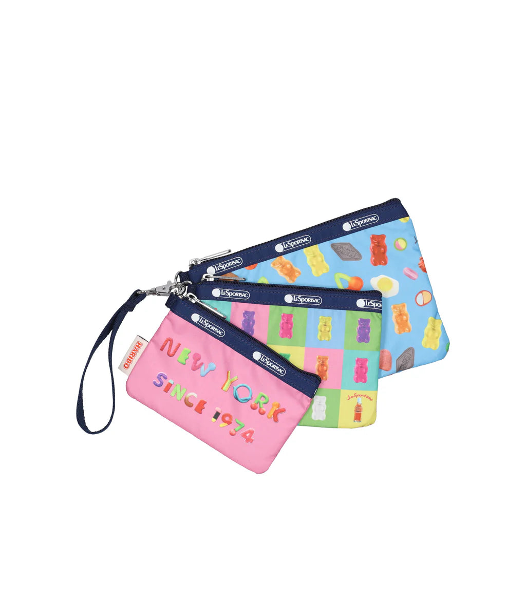Lesportsac x Haribo Wristlet Pouch Set Haribo NYC Wristlet